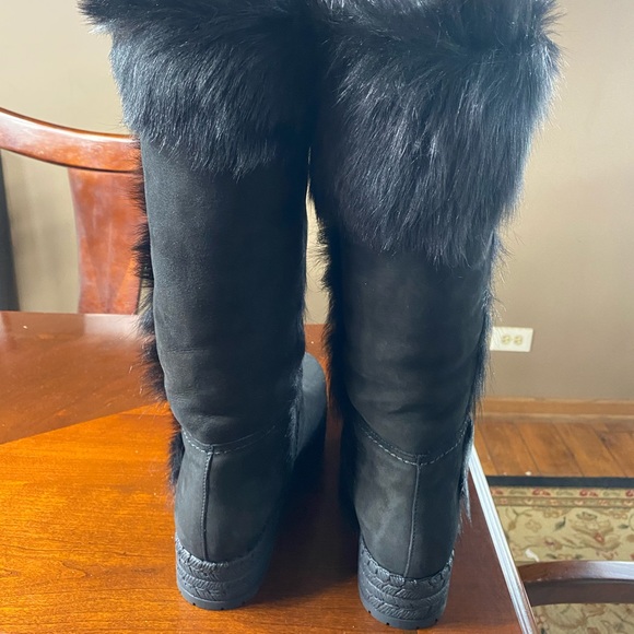 Prada Shearling boots Black New EU 41 - Picture 5 of 8